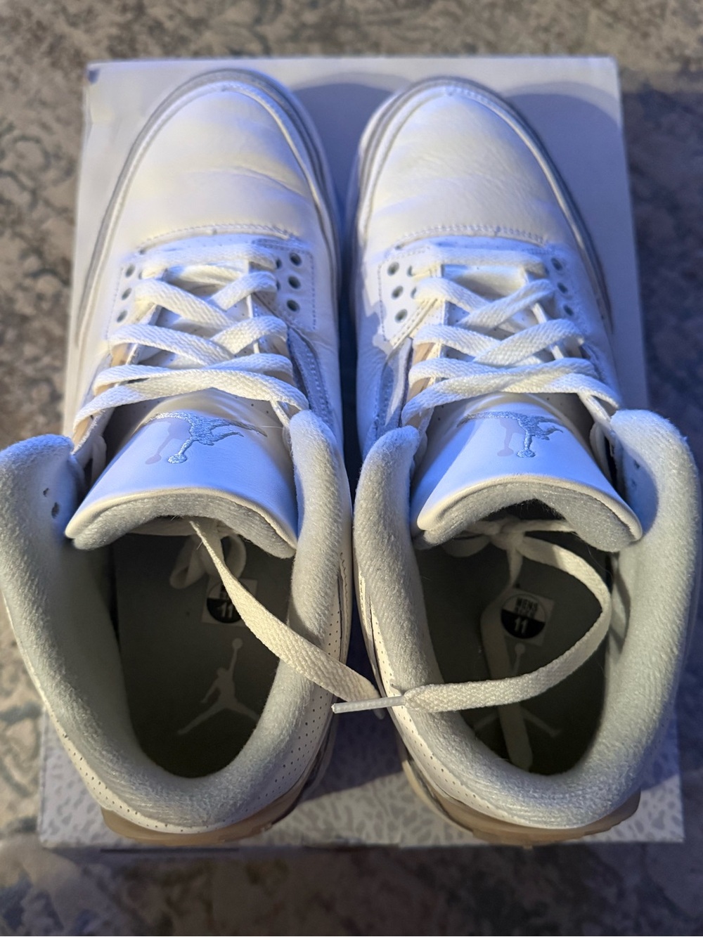 Jordan 3 Retro Craft Ivory- Men's White and Gray Low Top Sneakers - Picture 3 of 6
